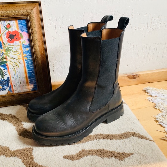 & Other Stories Shoes - & other stories combat boots